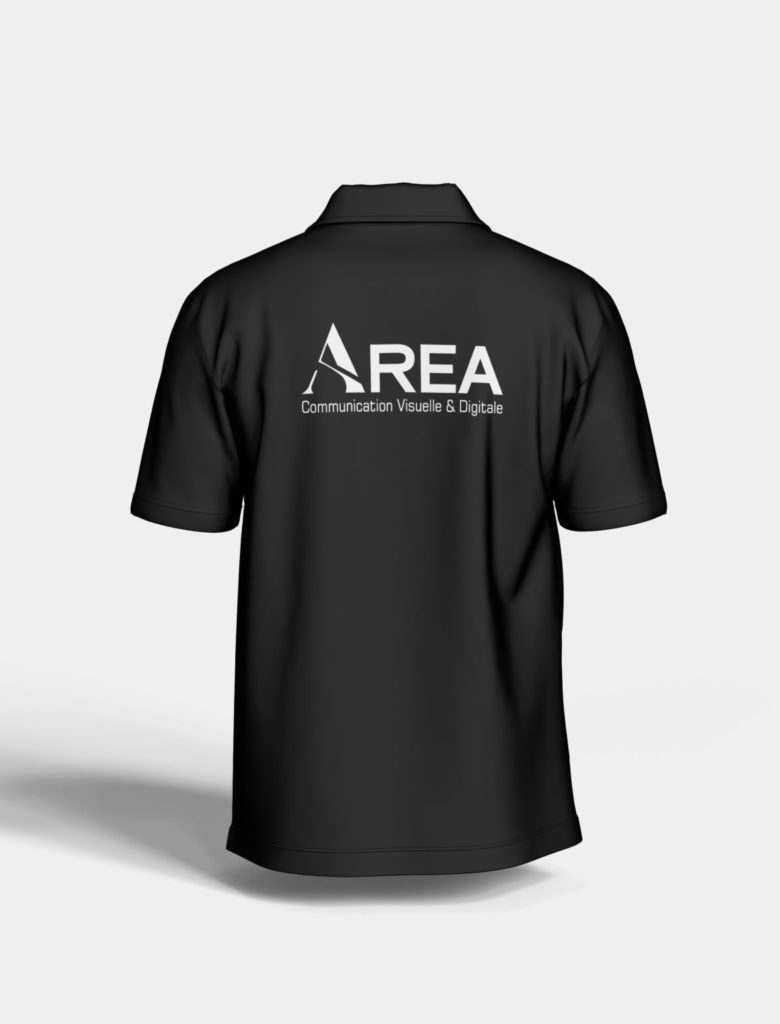 Polo arrière personnalisé Area Com