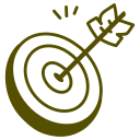 Icône objectif vert